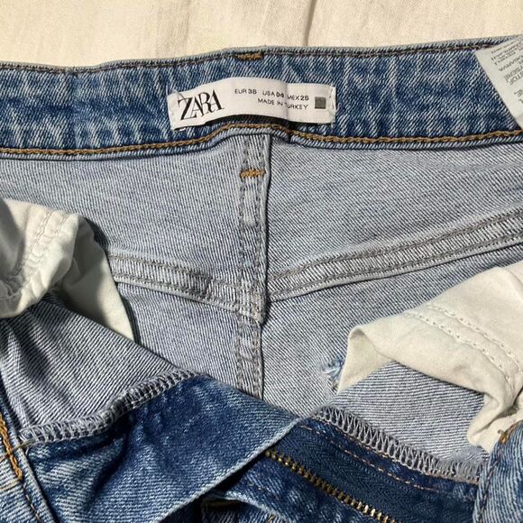 Zara Women's Blue Jeans skinny petite size 4 - Picture 7 of 7